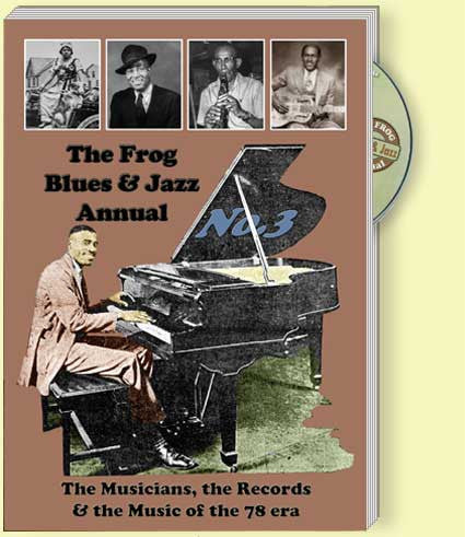 The Frog Blues & Jazz Annual No 3: Musicians, Records, Music of the 78 era - TestStoreX