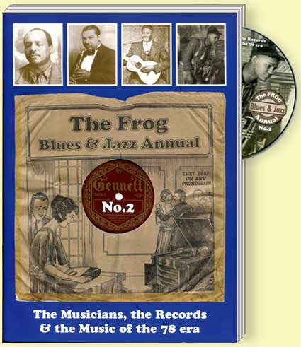 The Frog Blues & Jazz Annual No 2: Musicians, Records, Music of the 78 era - TestStoreX