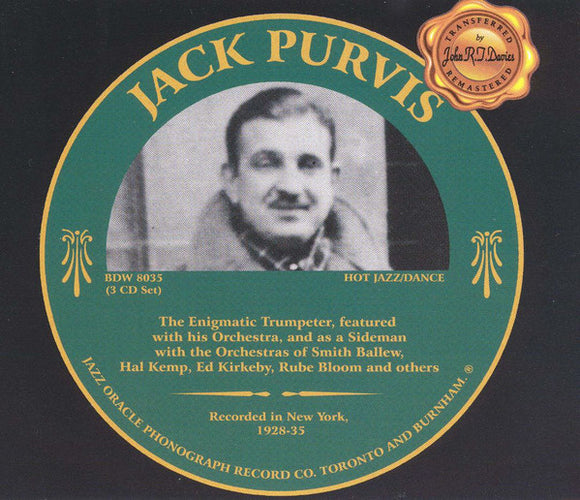 Jack Purvis 1928-35   3 CD set