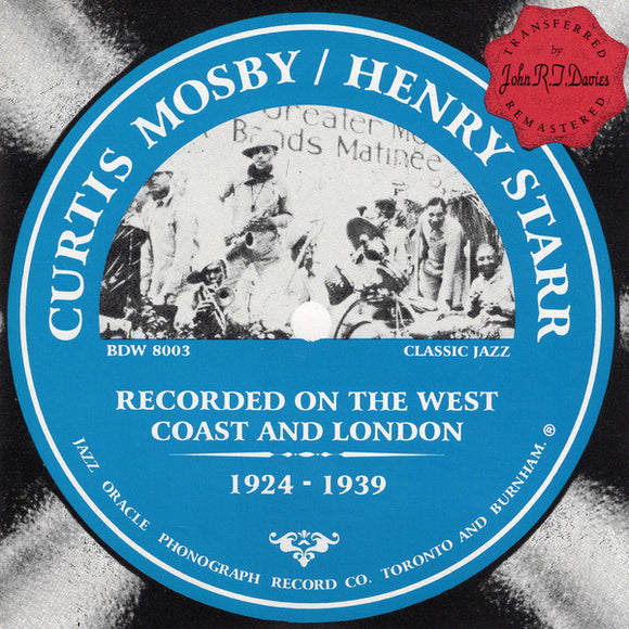 Curtis Mosby/Henry starr 1924-39