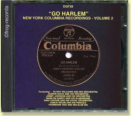 Go Harlem : N.Y. Columbia Recordings 2 - TestStoreX